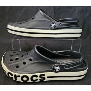 Crocs Big Kids Bayaband Clog Boys 4 Girls 6 Slip On Comfortable Water Shoe Black